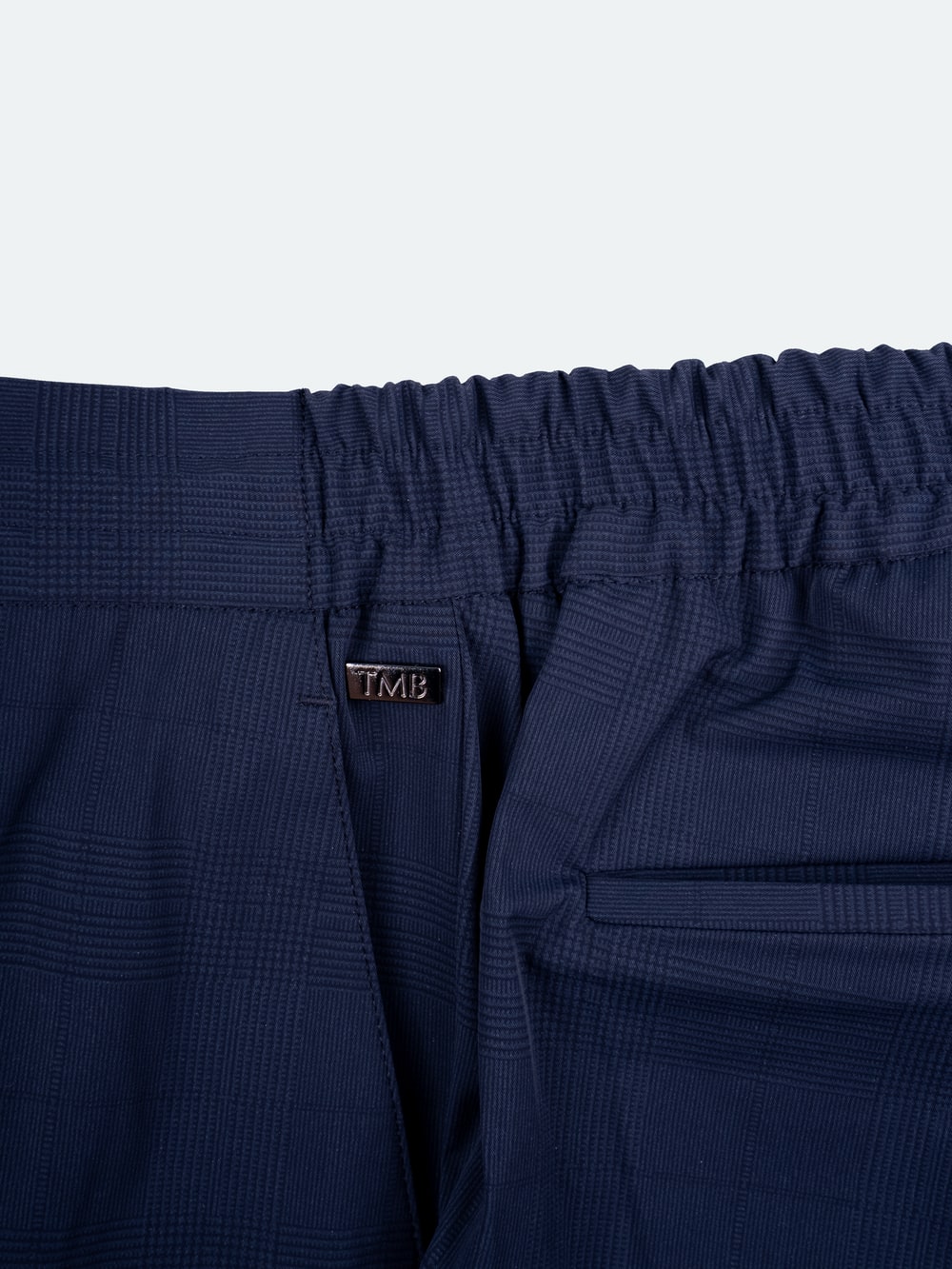 TMB Running Pants - Navy Glen Check