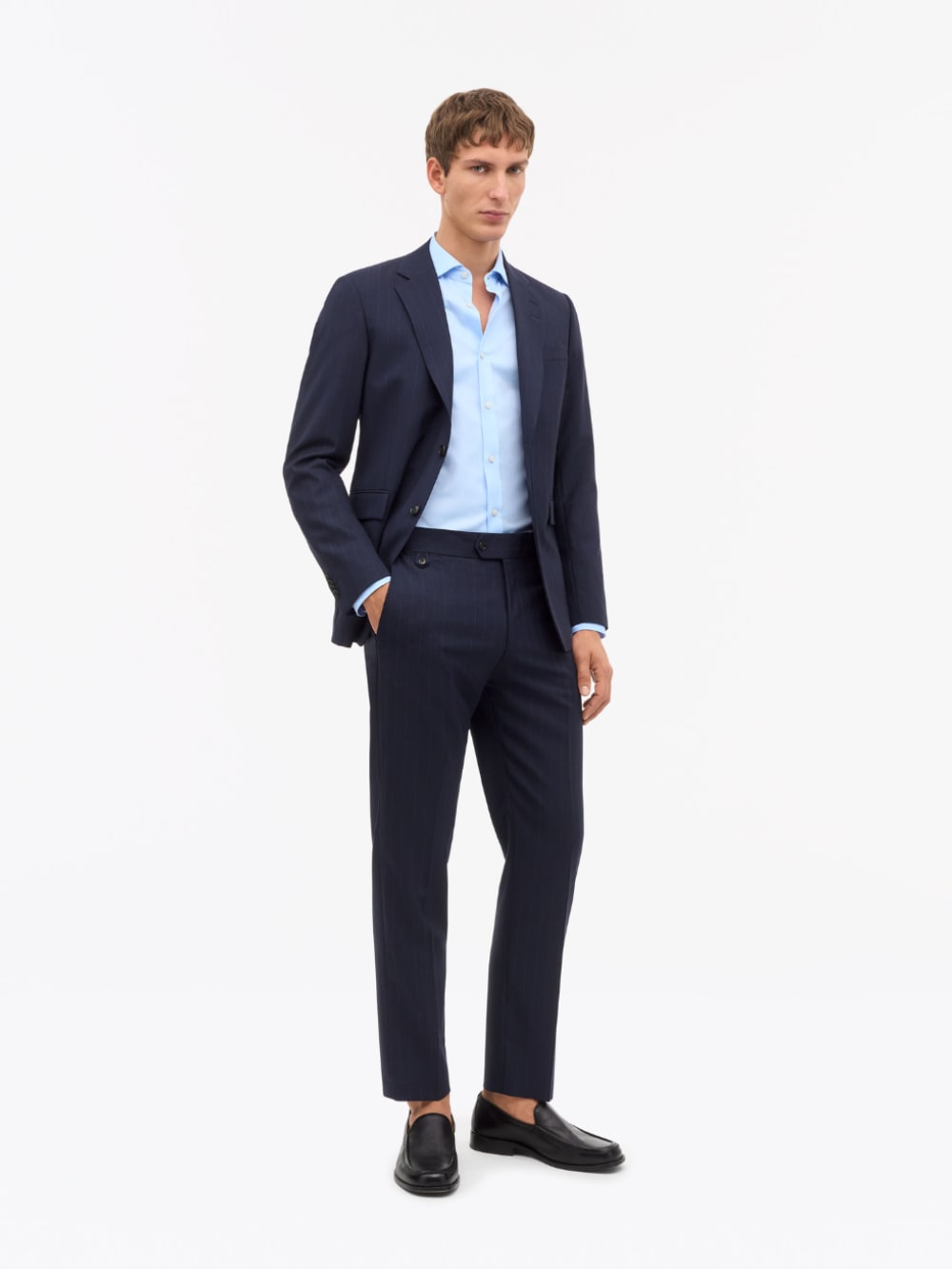 Tiger of Sweden - Tense A Pinstriped Trousers - Deep Well