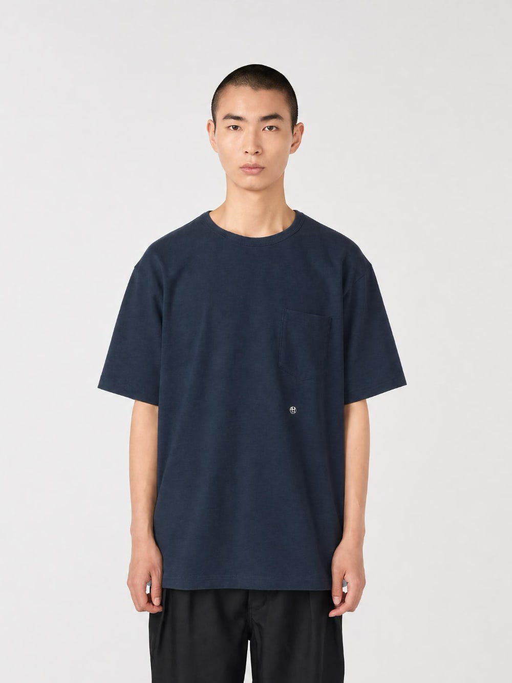 Coolmax Jersey Pocket Tee - Navy
