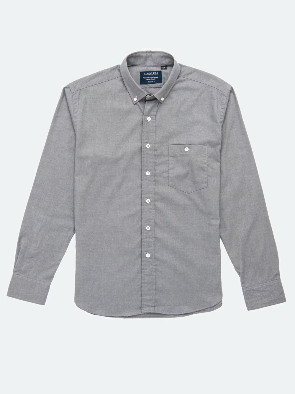 Kovalum - Bishop - Grey Brushed Cotton Twill