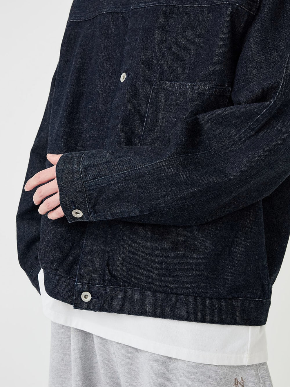 Short Denim Jacket - Indigo