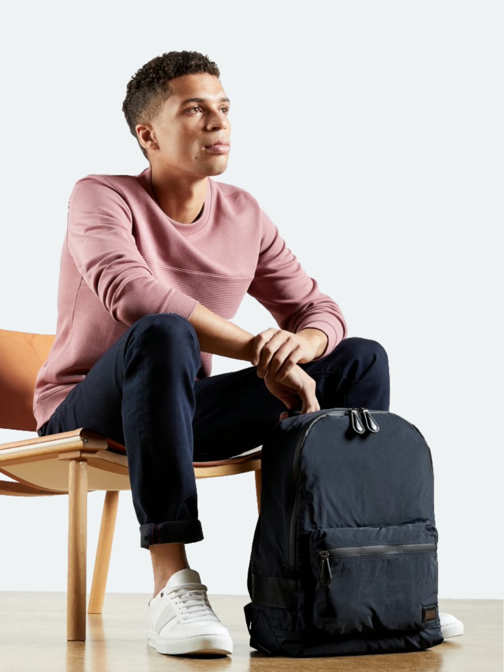 Ted baker navy backpack online