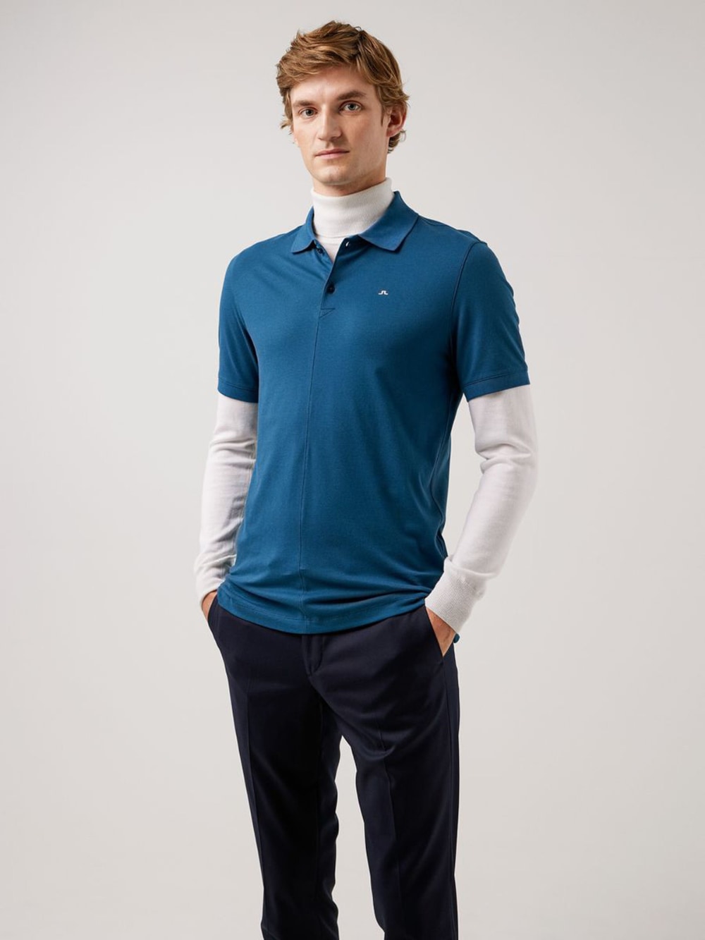 J.Lindeberg - Rubi Slim Polo Shirt - Majolica Blue
