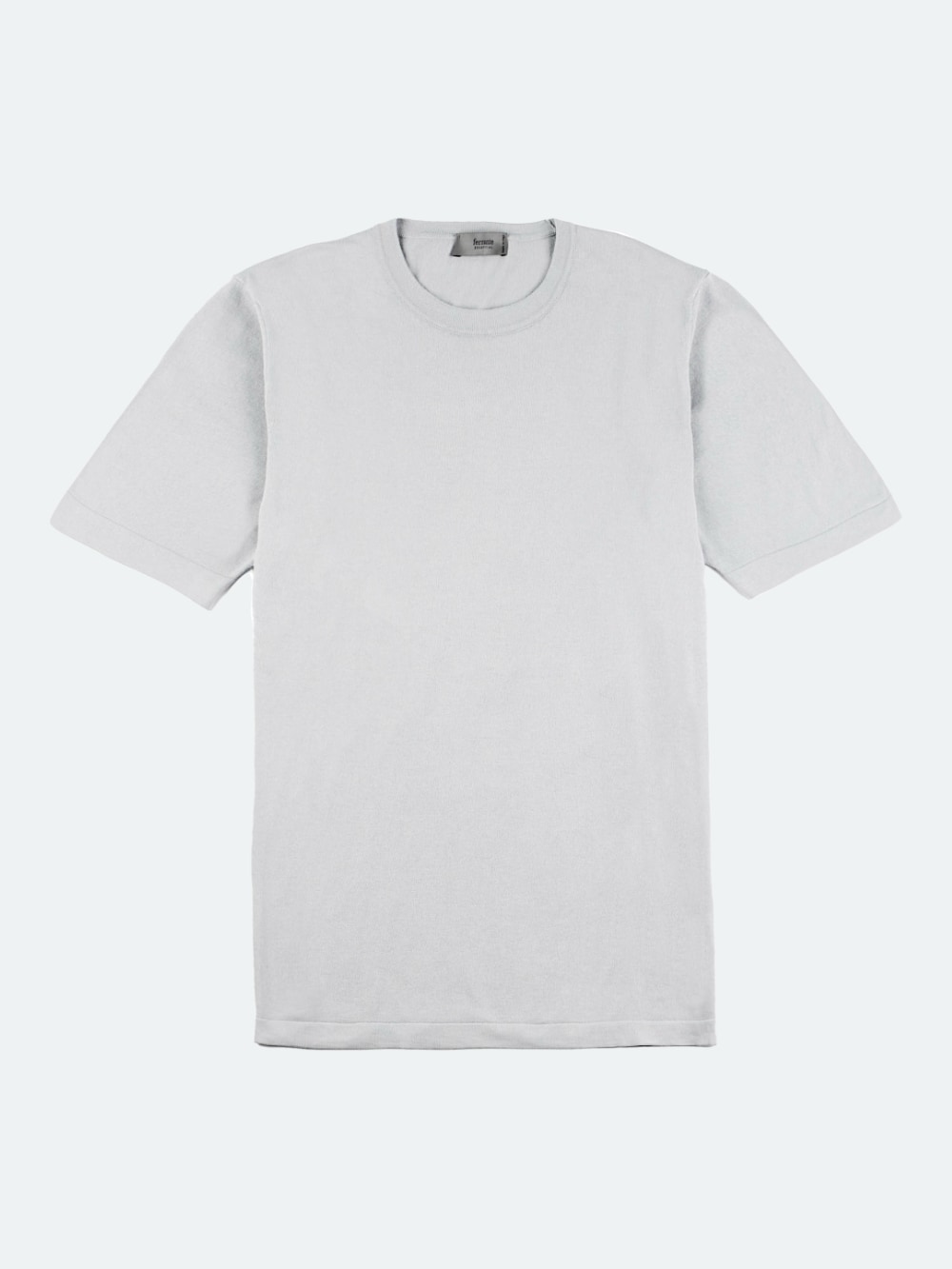 Ferrante - Cotton Knit Crew Neck - Grey