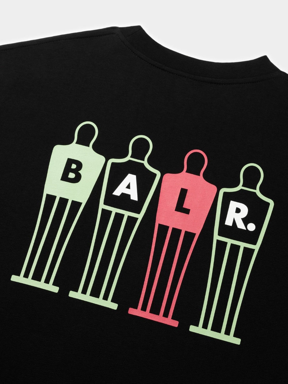 BALR.: The Wall Box Fit T Shirt - Jet Black | Gotengo Menswear