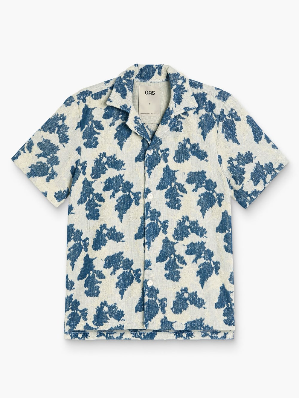 Sail Contraste Cuba Terry Shirt in Blue and Off White