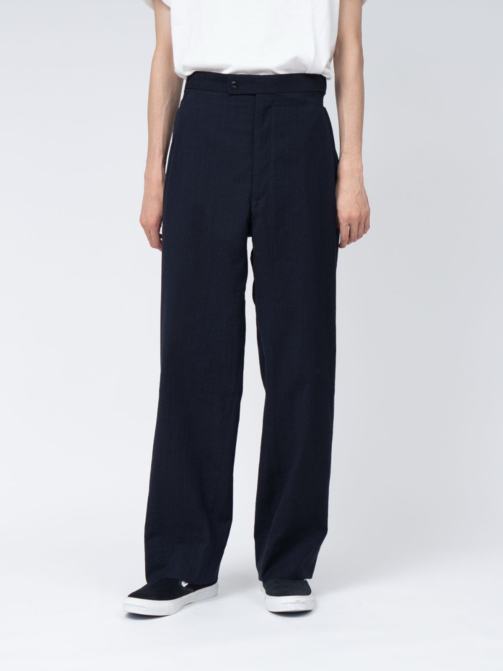 Nanamica - Seamless Pleat Pants - Navy