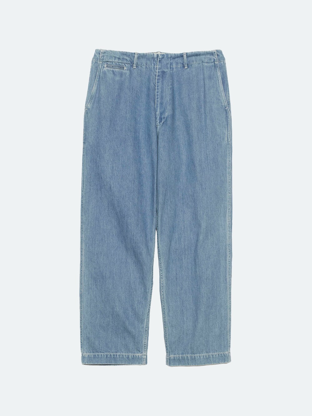 Wide Denim Pants - Light Indigo