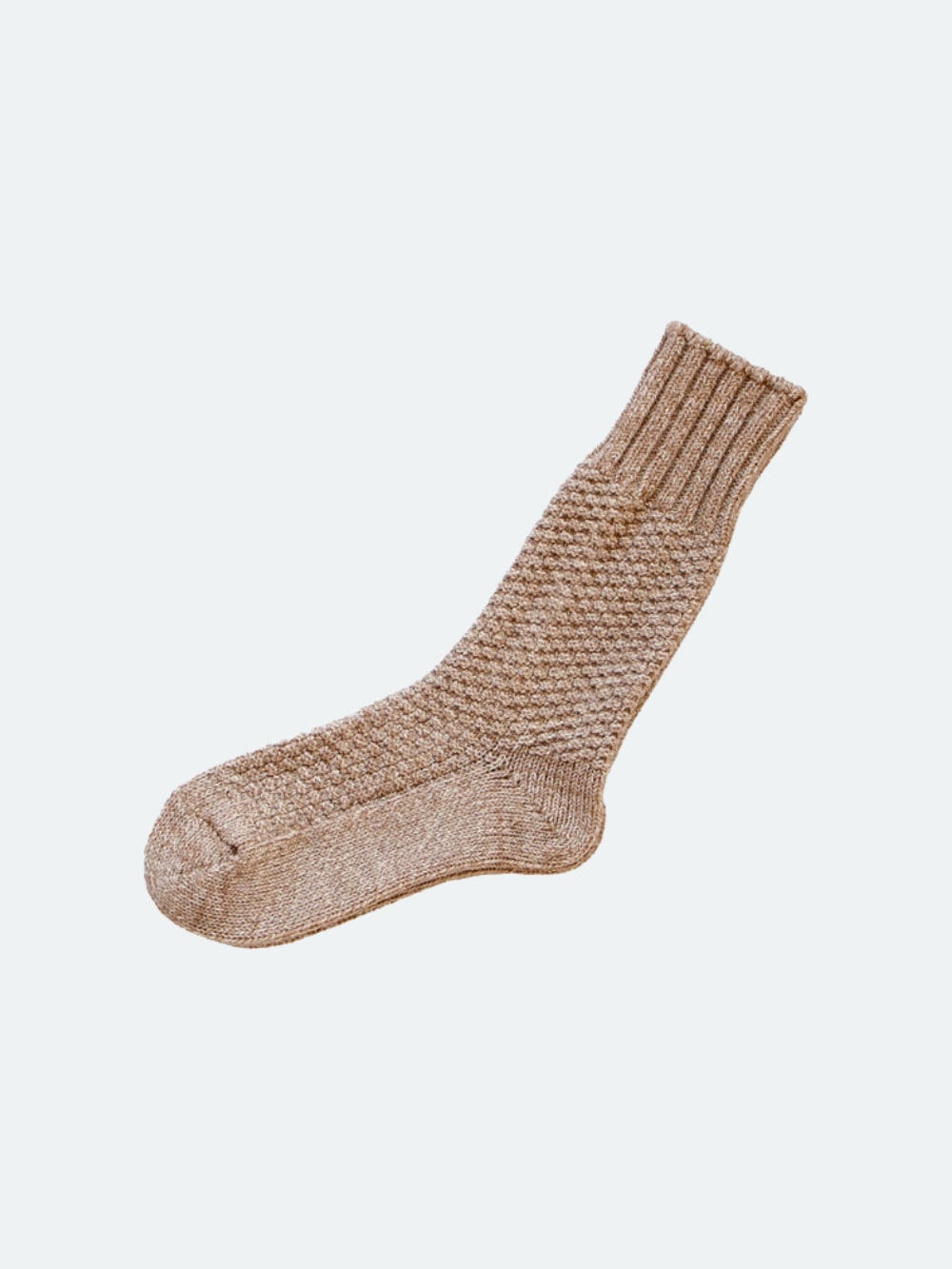 Nishiguchi Kutsushita - Wool Cotton Boot Socks - Beach Stone
