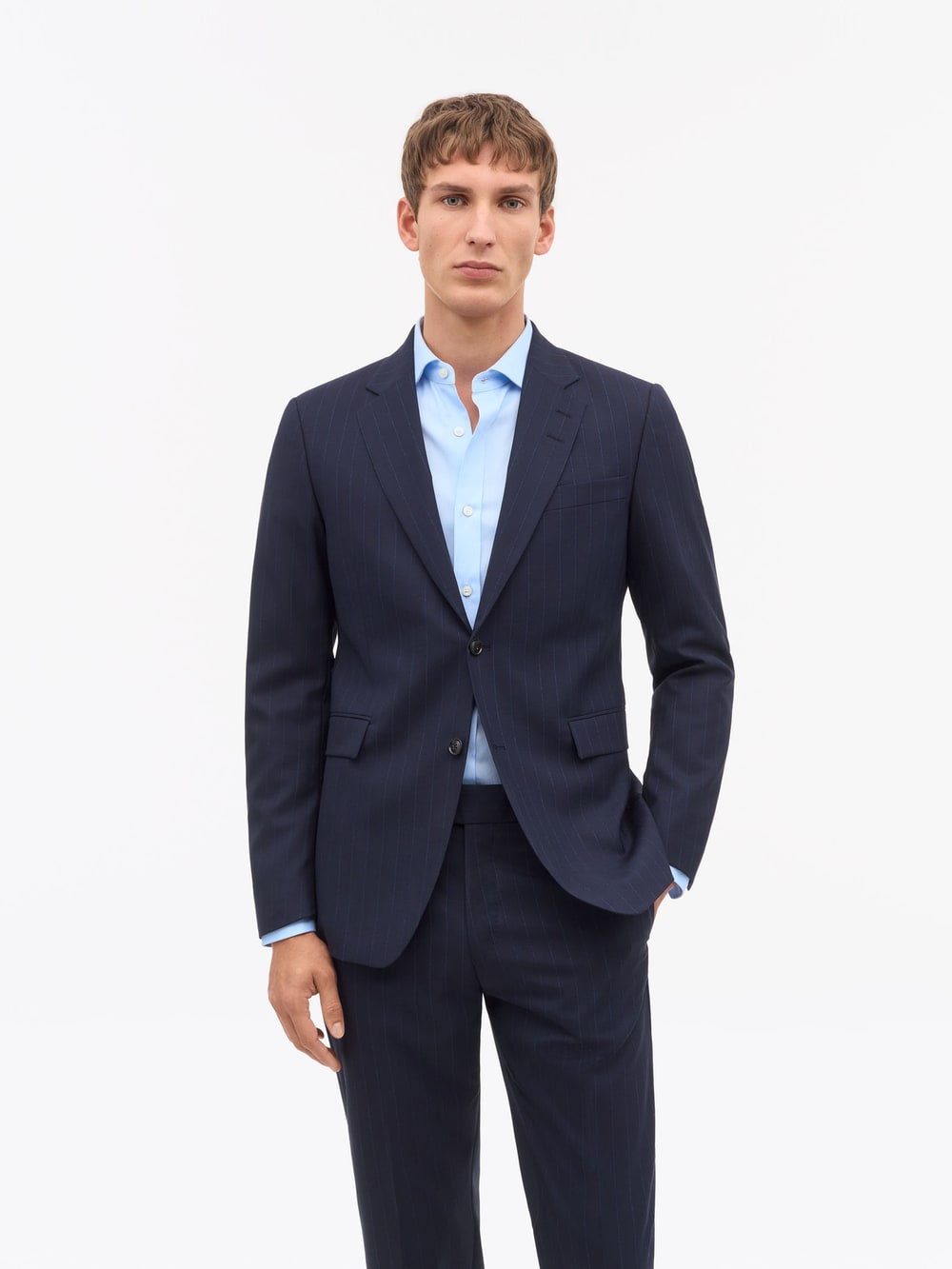 Tiger of Sweden - Justin Pinstriped Blazer - Deep Well