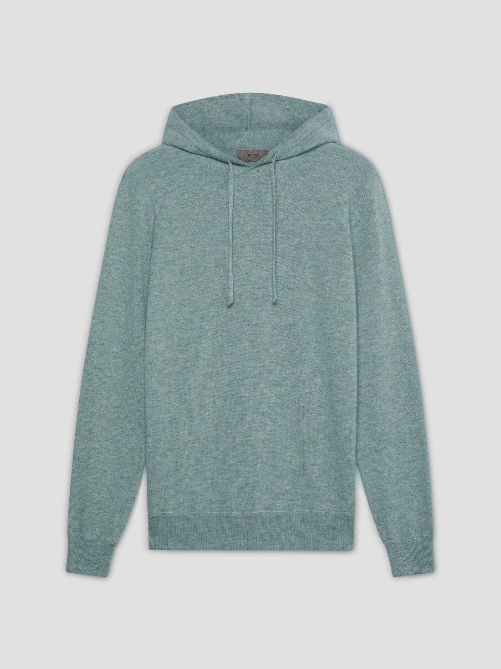 Ferrante - Merino Wool Hoodie - Aqua