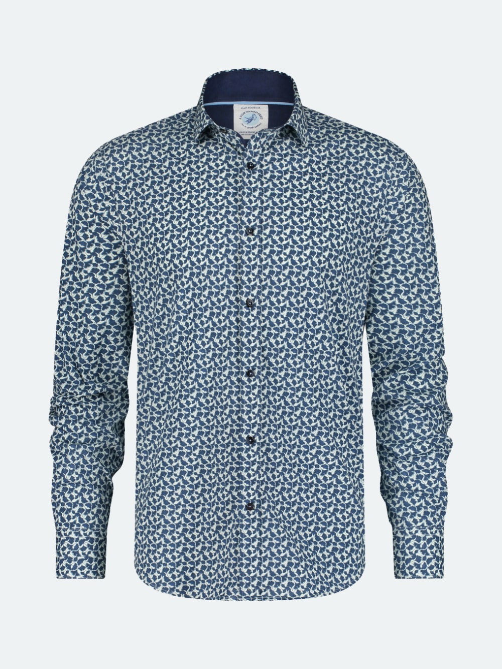 A Fish Named Fred - Artistic Minimalism Shirt in Classic Blue