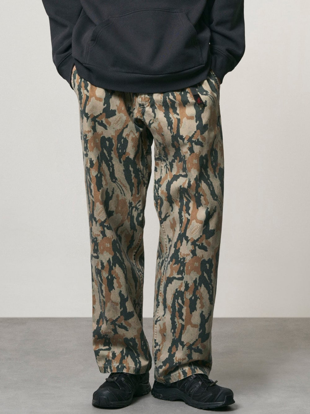 Denim Straight Fit Gramicci Pants - Bark Camo