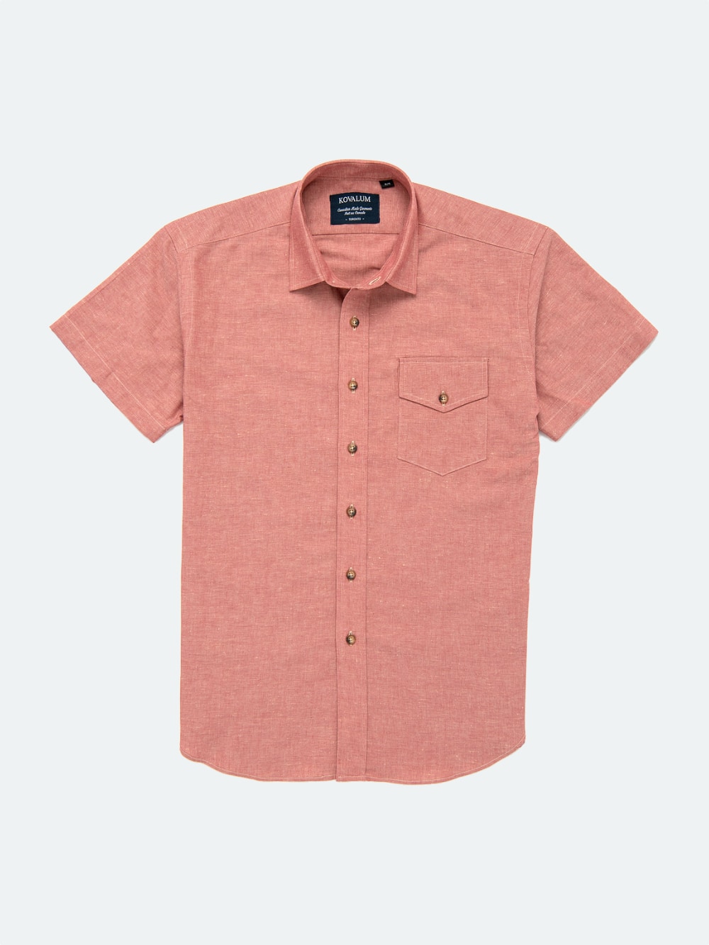 Kovalum - London - Red Cotton Linen Blend