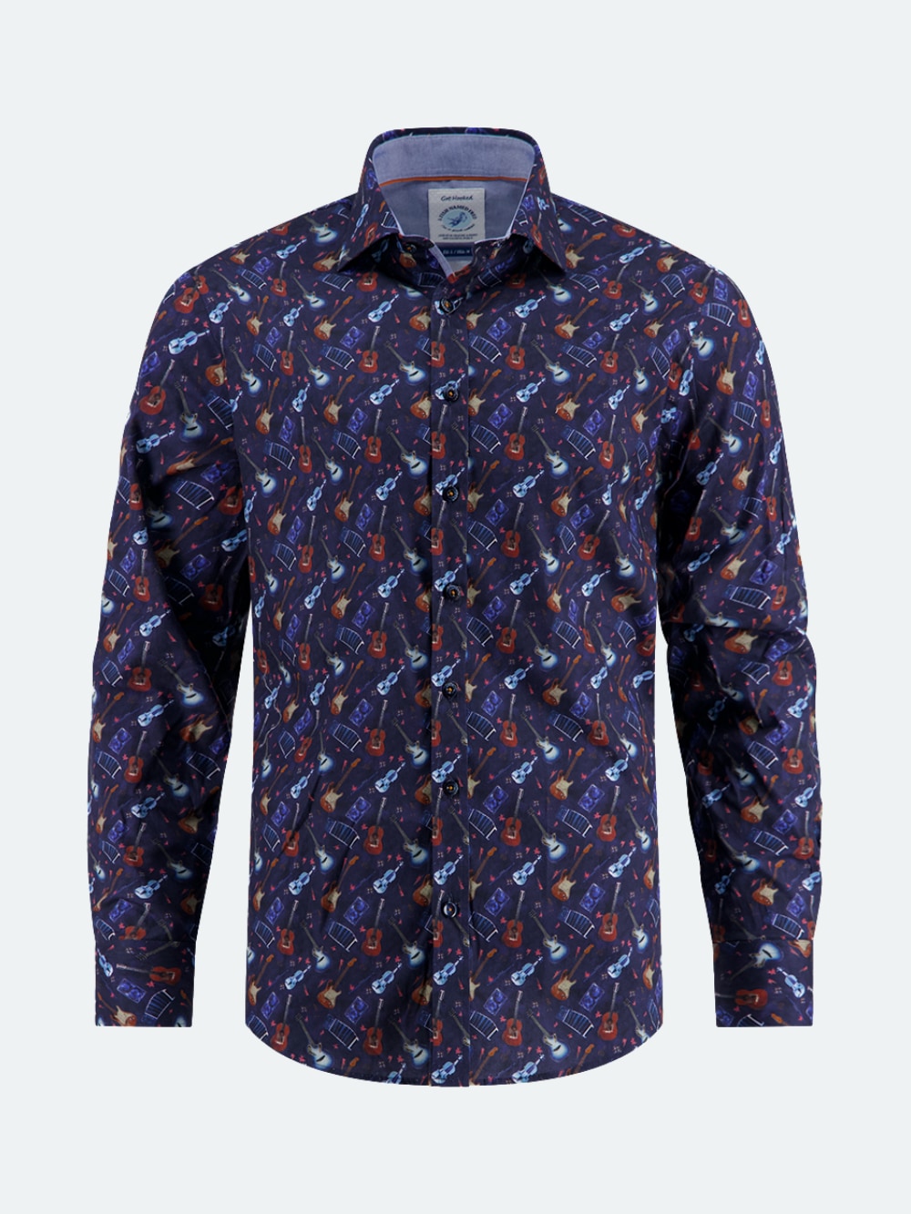 A Fish Named Fred - Guitars Shirt in Navy