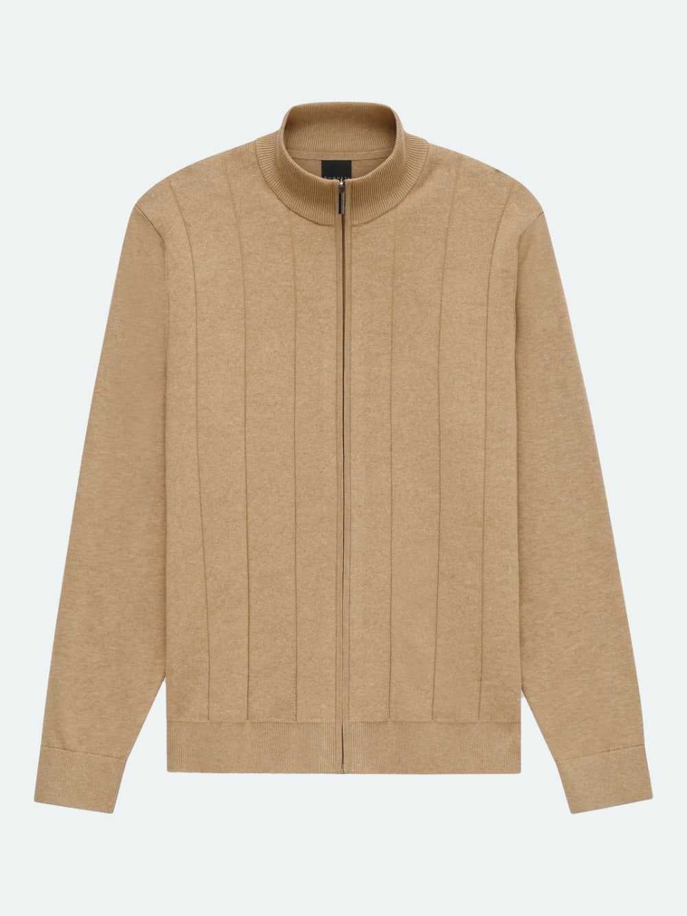 Textured Cardigan in Beige