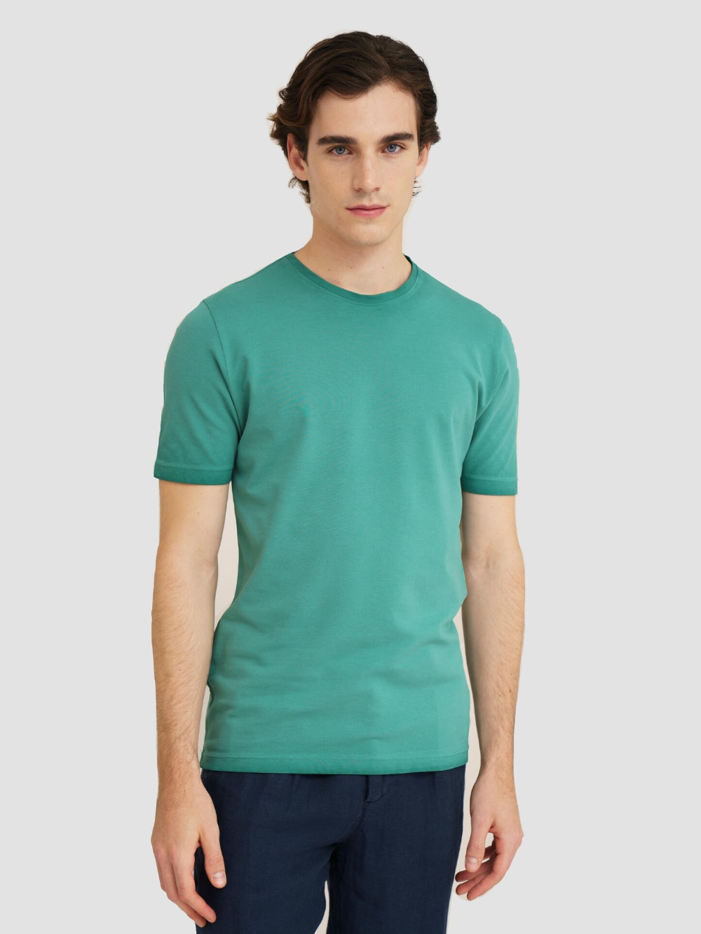 Ferrante - Garment Dyed Cotton T Shirt - Green