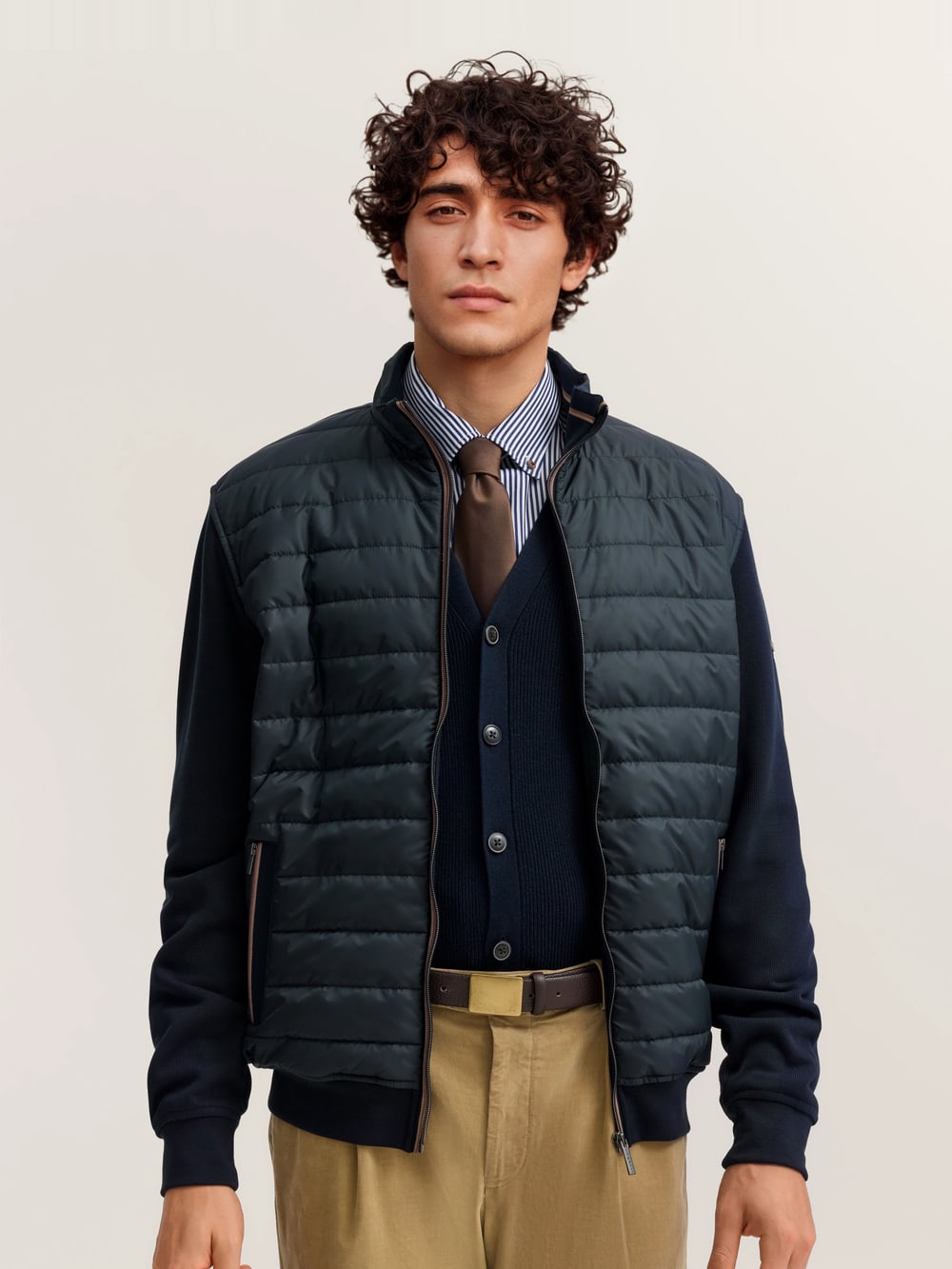 Modern Sweat Jacket in Navy