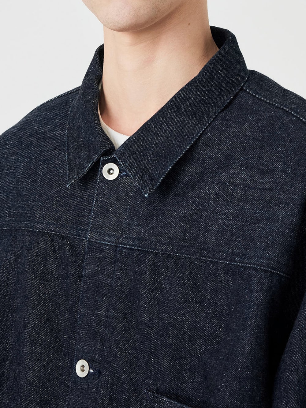 Short Denim Jacket - Indigo