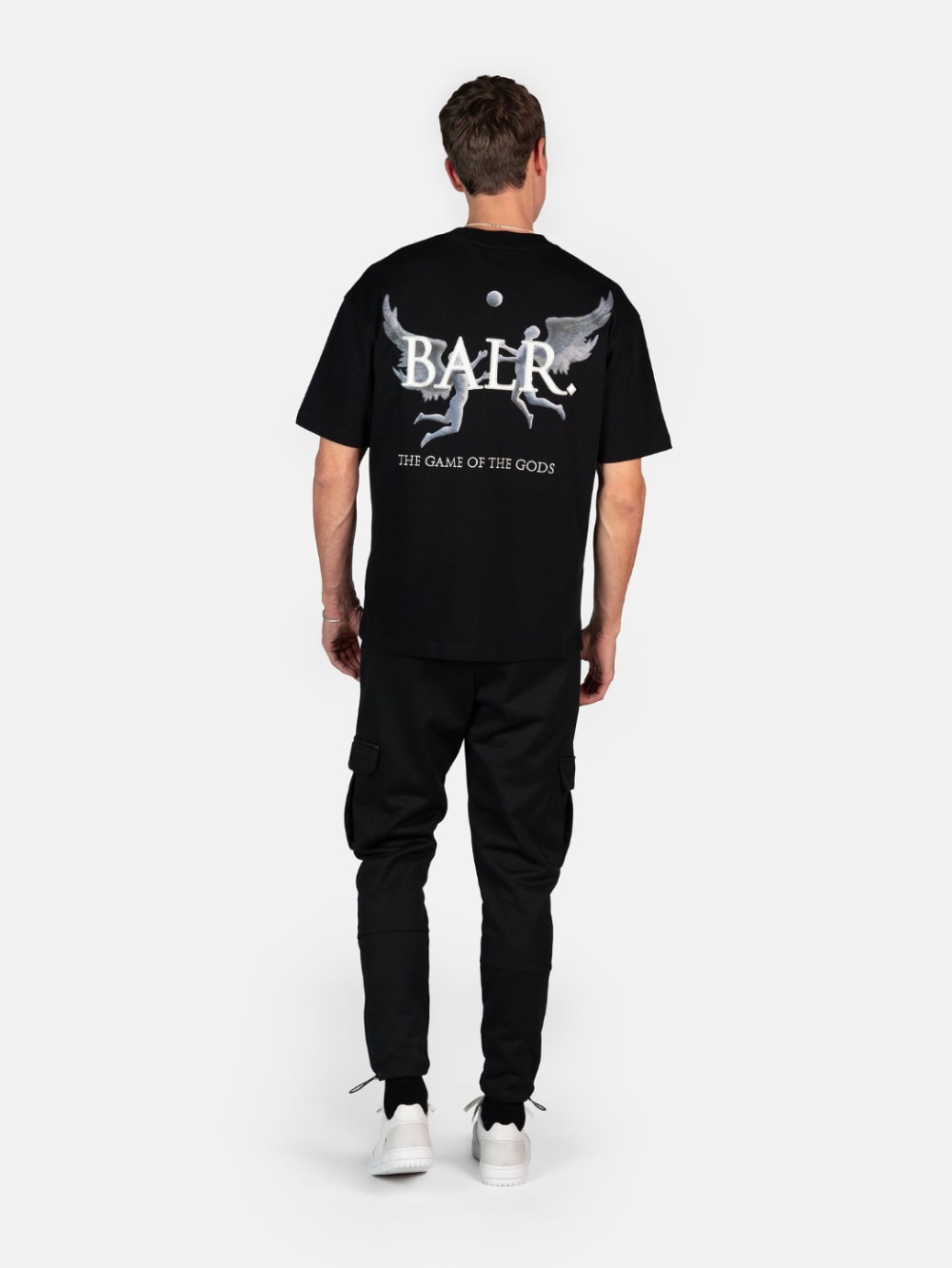 BALR.: Game of the Gods Box Fit T Shirt - Jet Black