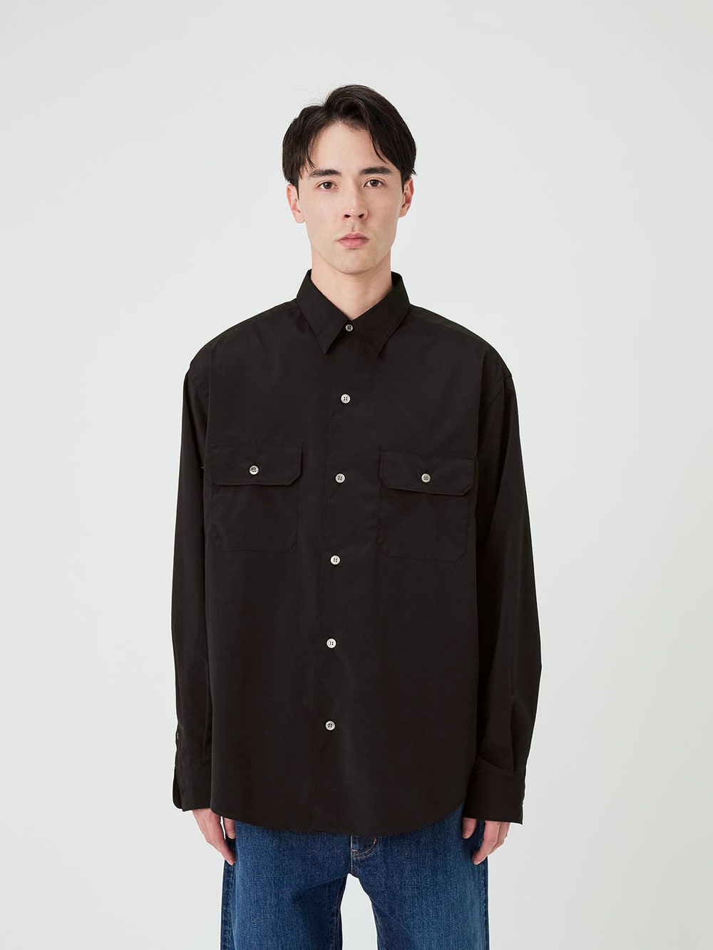 Nanamica - Polyester Typewriter Shirt - Black