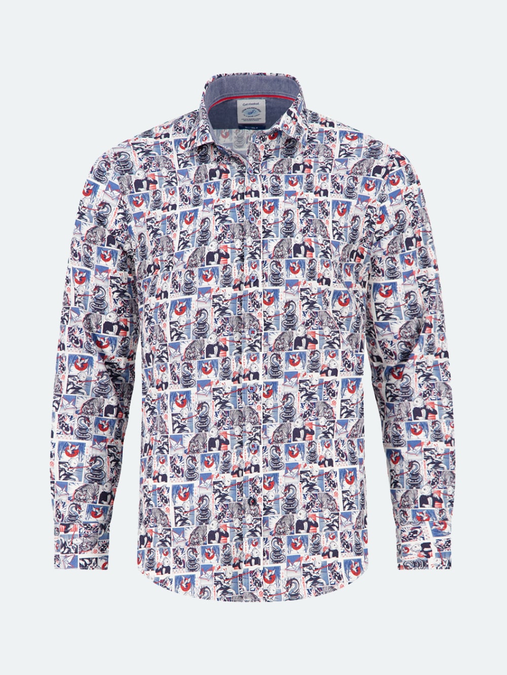 A Fish Named Fred - Manga Shirt in Off White