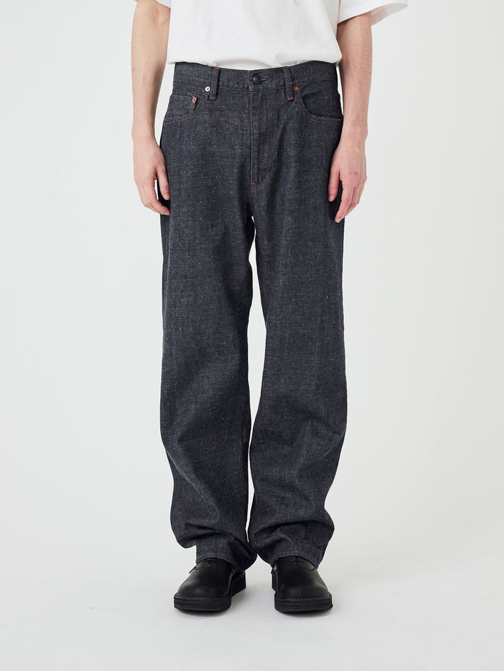 Selvage Denim Straight Pants - Indigo