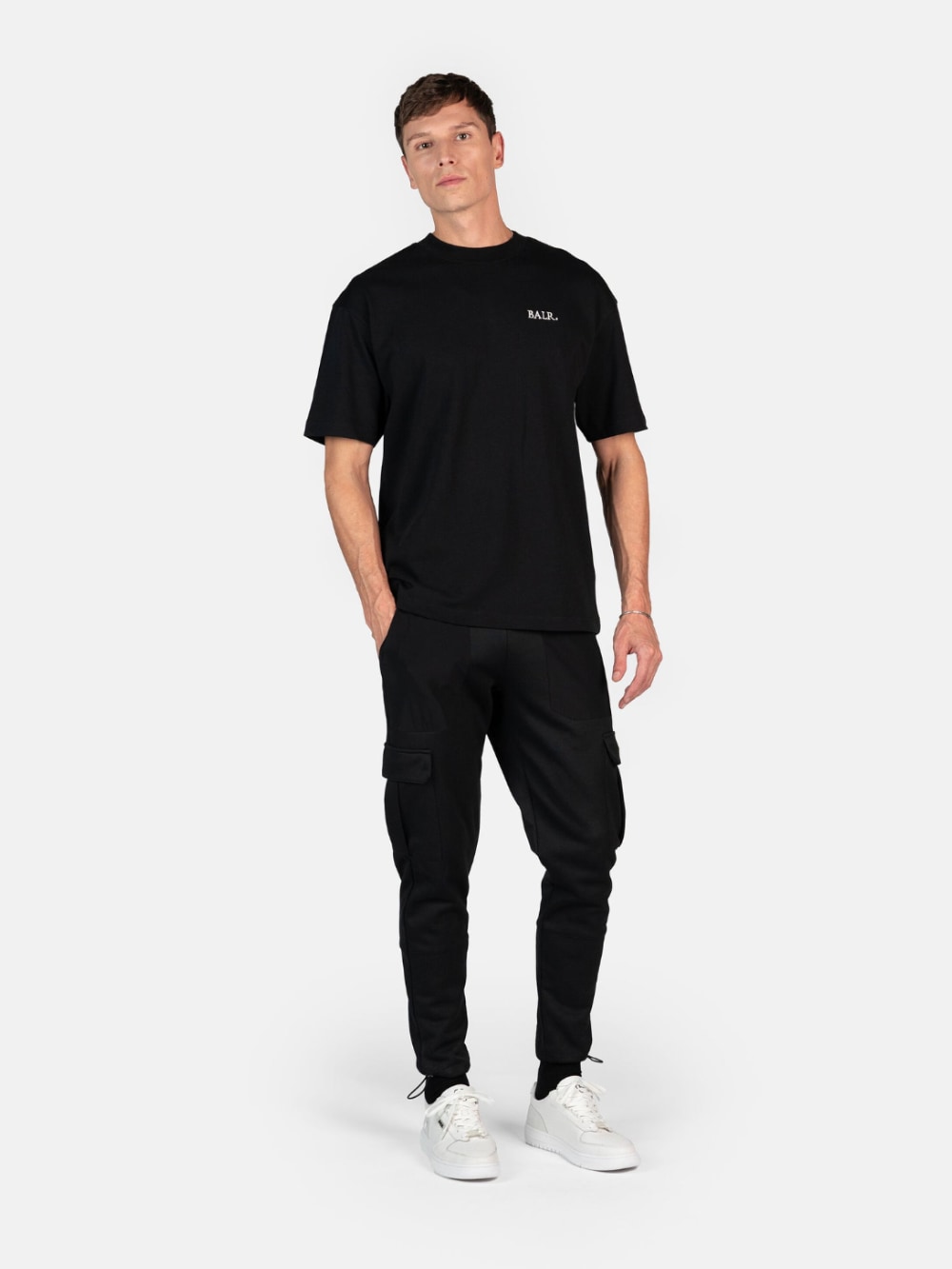 BALR.: Game of the Gods Box Fit T Shirt - Jet Black