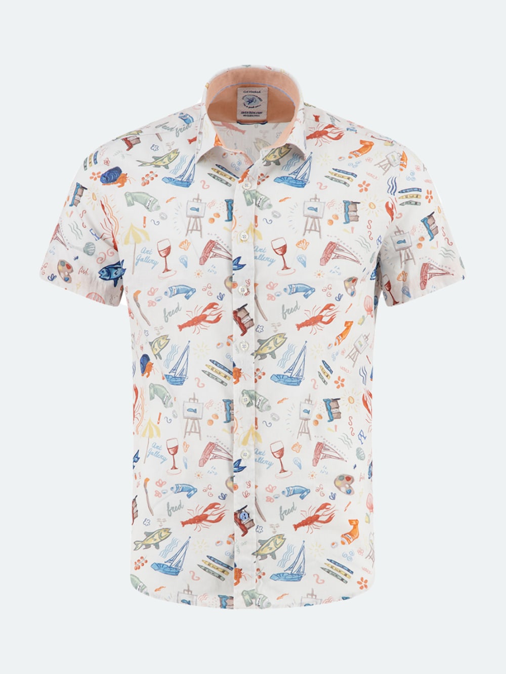 A Fish Named Fred - Doodle Short Sleeve Shirt
