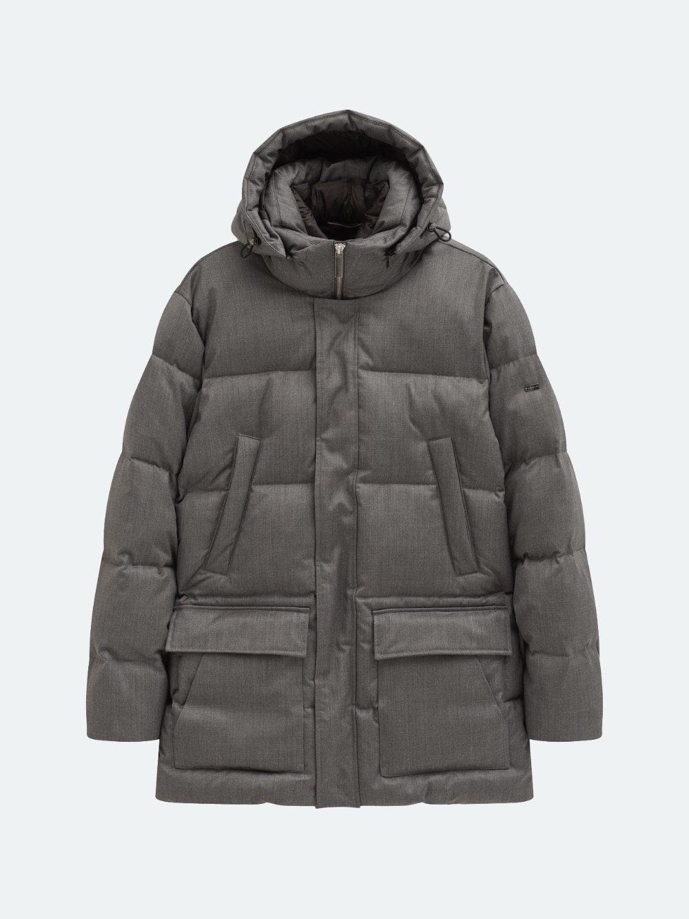 Bugatti - Quilted Parka in Dark Grey