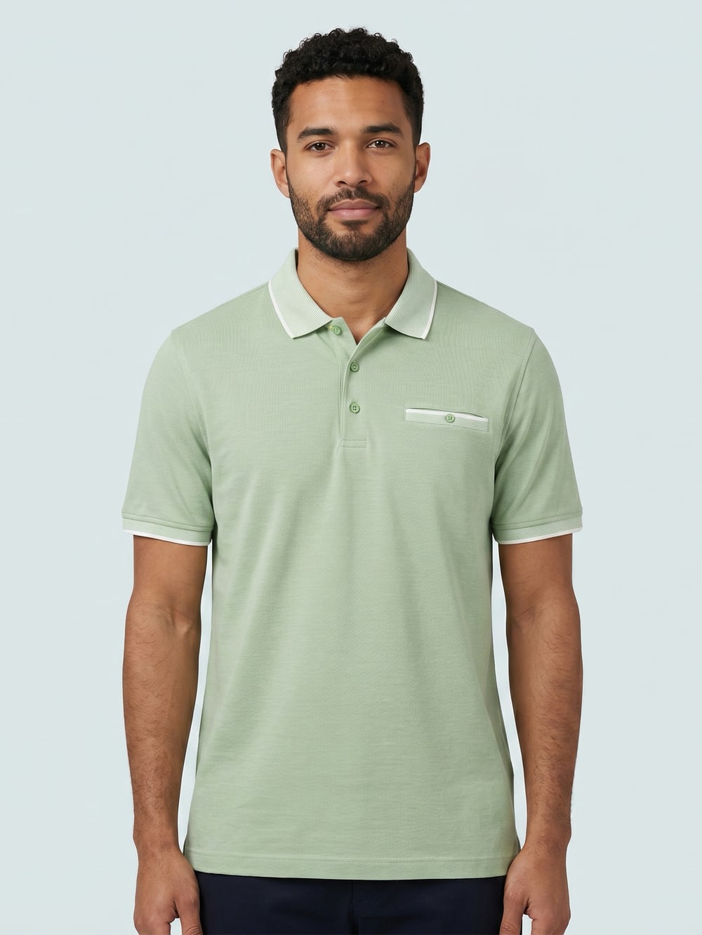 Modern Polo in Mint