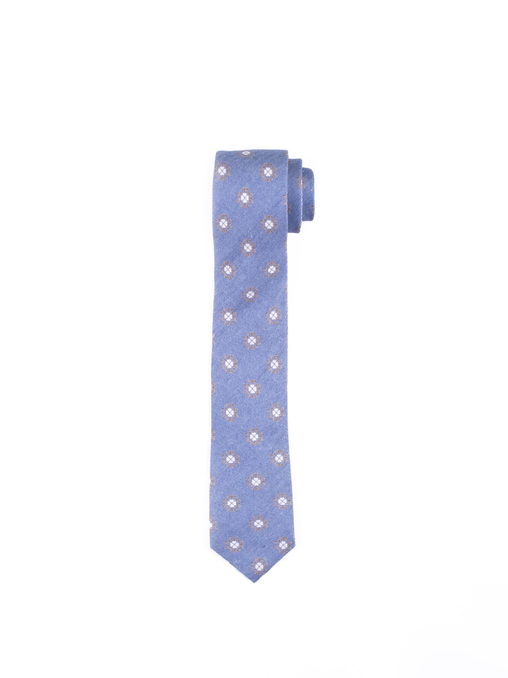 Gierremilano: Micro Pattern Silk Tie in Blue | Gotengo Menswear