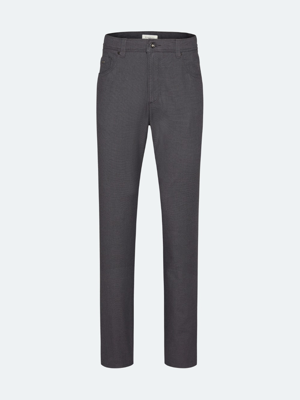 Bugatti - Constant Colour Five-Pocket Pants - Dark Grey
