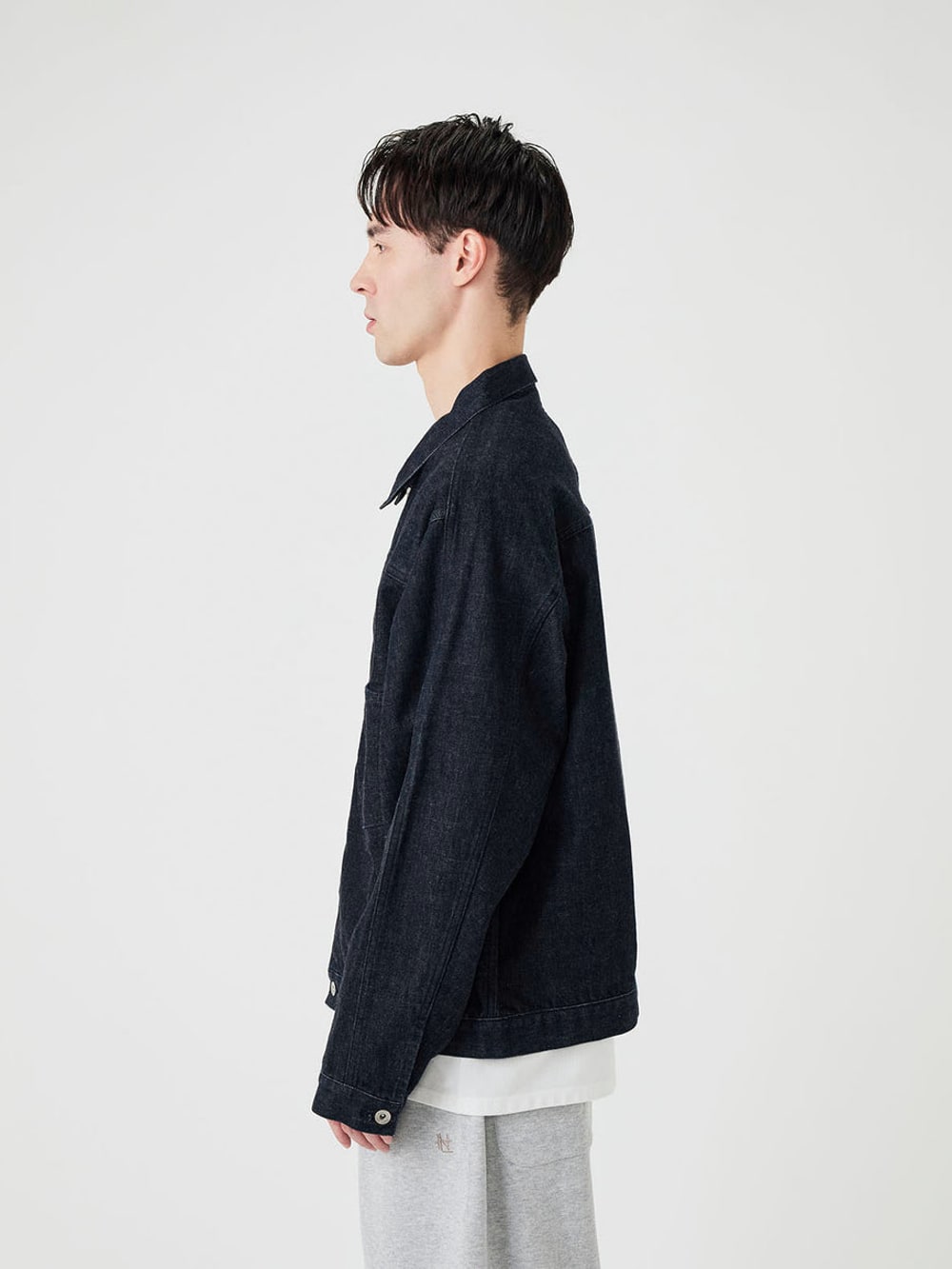 Short Denim Jacket - Indigo