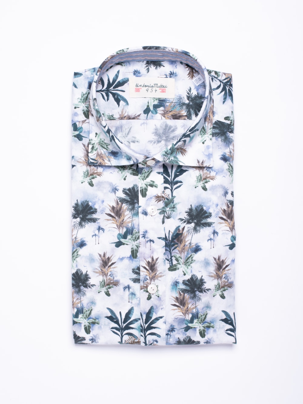 Tintoria Mattei 954 - Tropical Floral Shirt