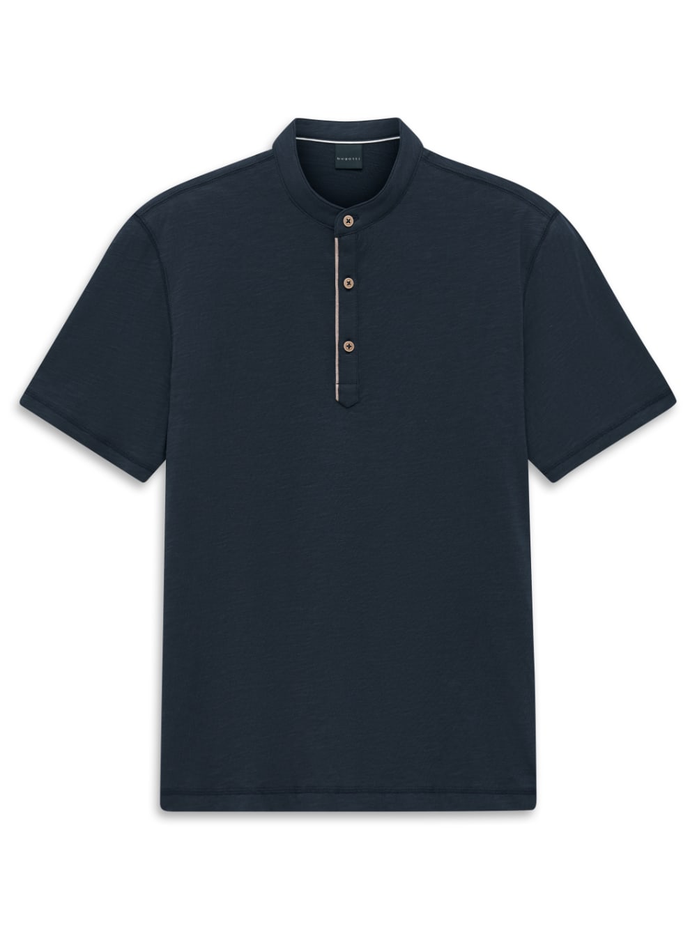 Standup Collar Polo in Navy