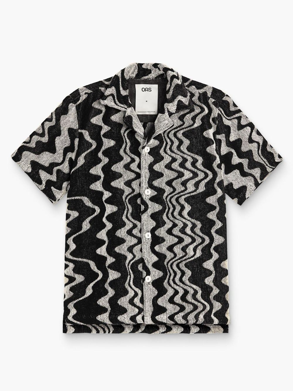 Cuba Terry Shirt in Nero Verve
