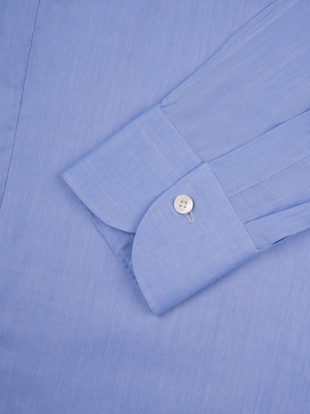 Classic Cotton Slim Fit Shirt in Blue
