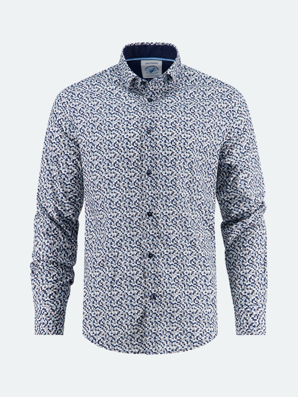 A Fish Named Fred - Pixel Shirt in Dark Grey