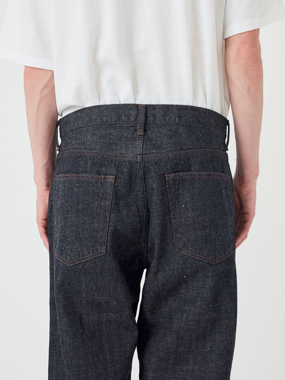 Selvage Denim Straight Pants - Indigo