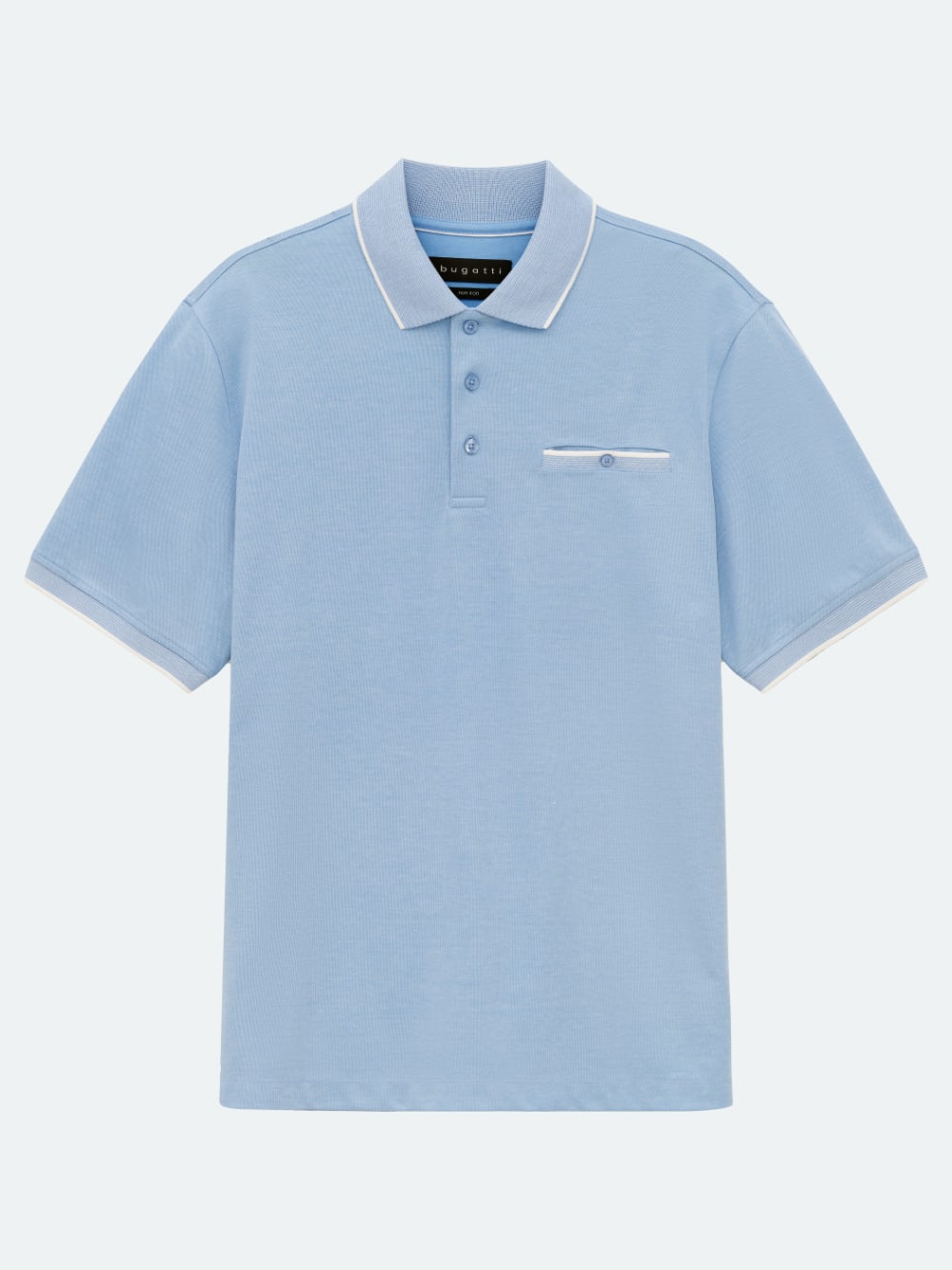 Modern Polo in Light Blue