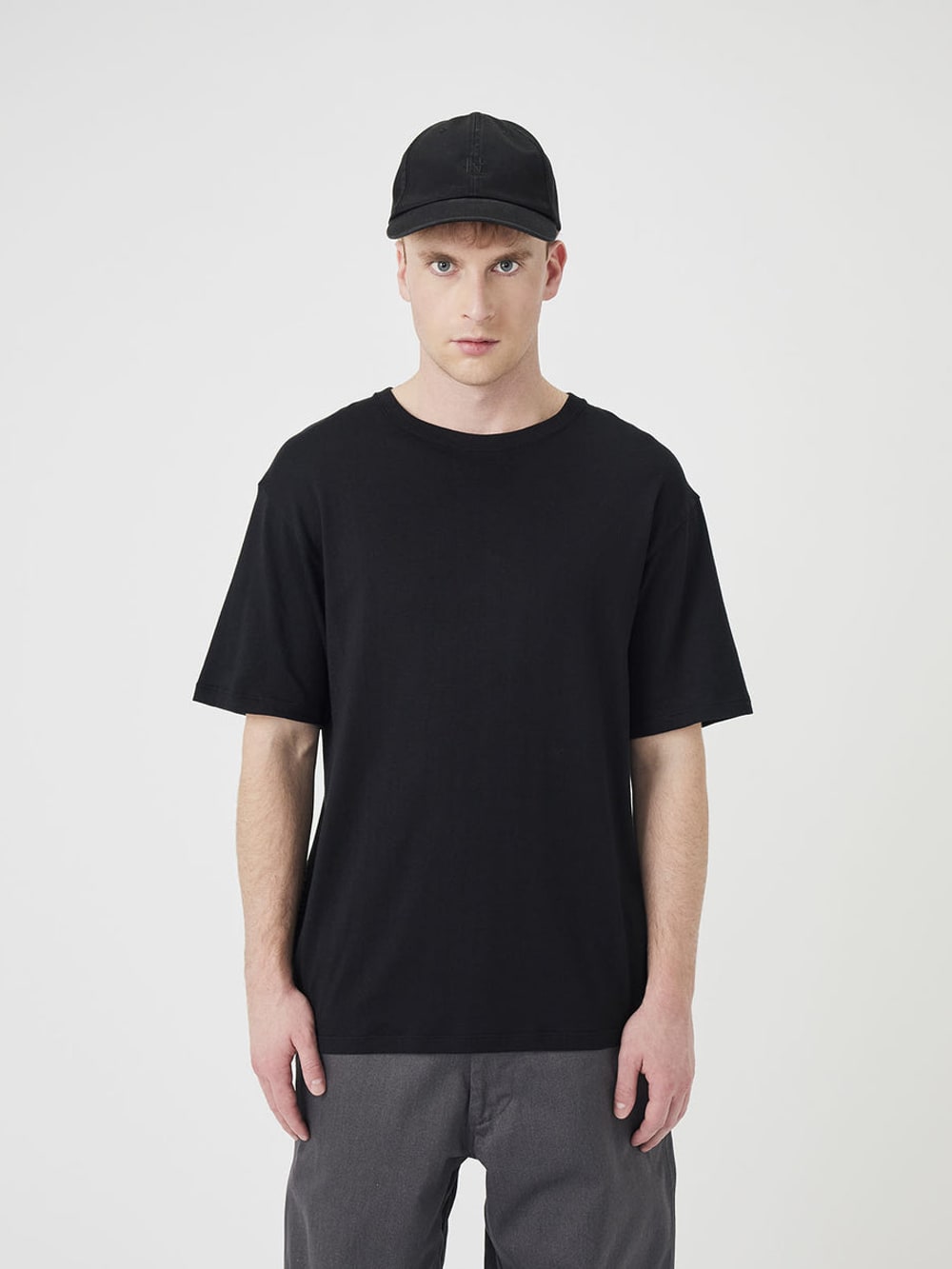 Loopwheel Coolmax Jersey Tee - Black