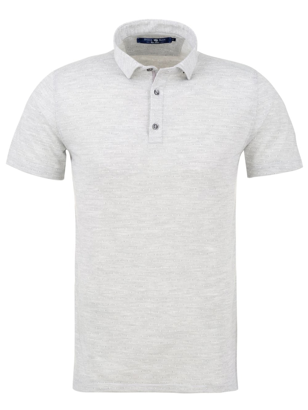 Stone Rose - Jacquard Knit Polo