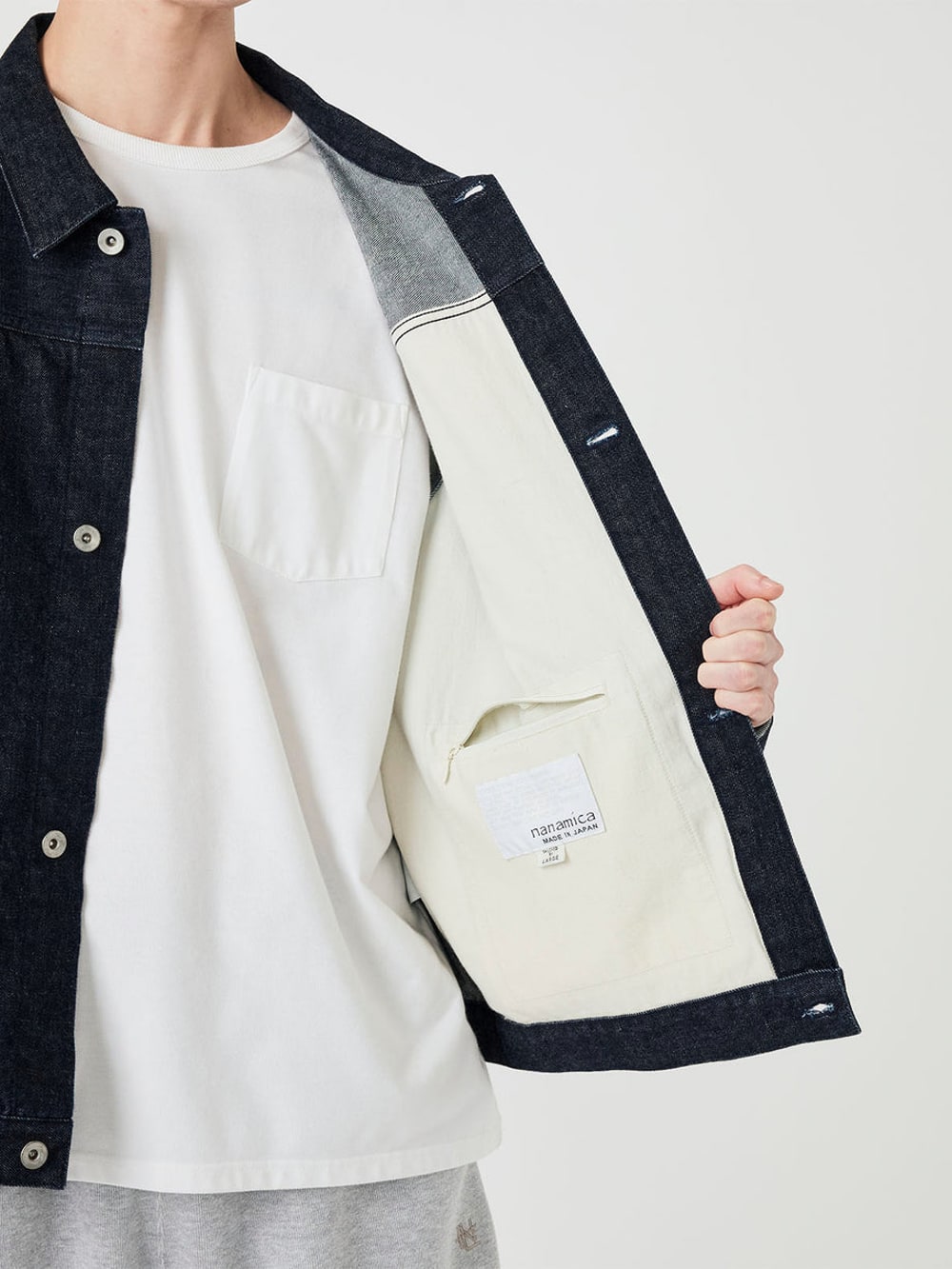 Short Denim Jacket - Indigo