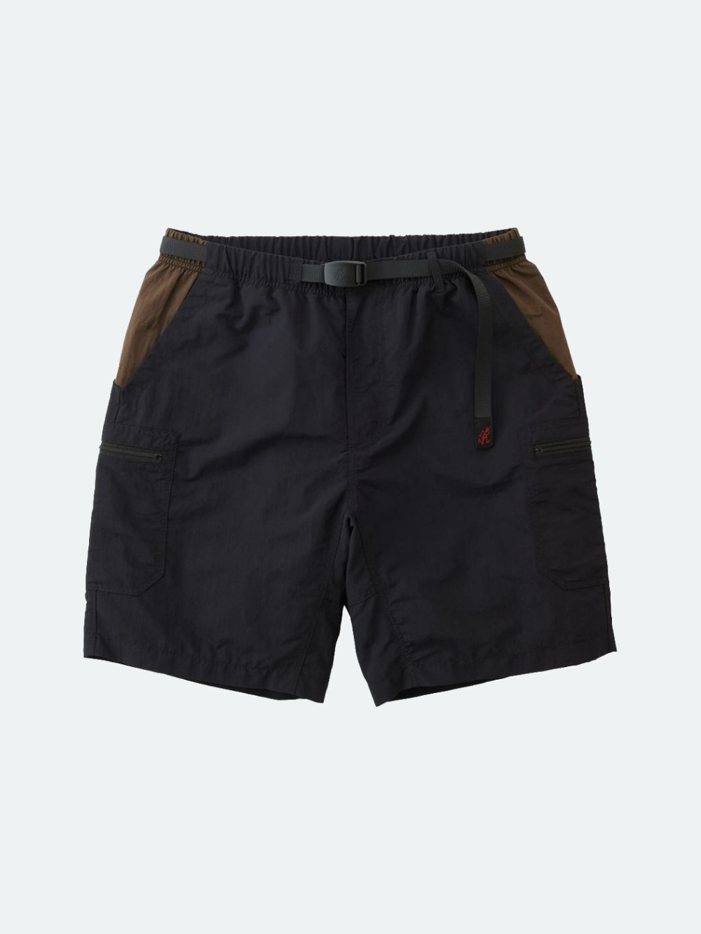 Gramicci - Nylon Utility Shorts - Black x Dark Brown