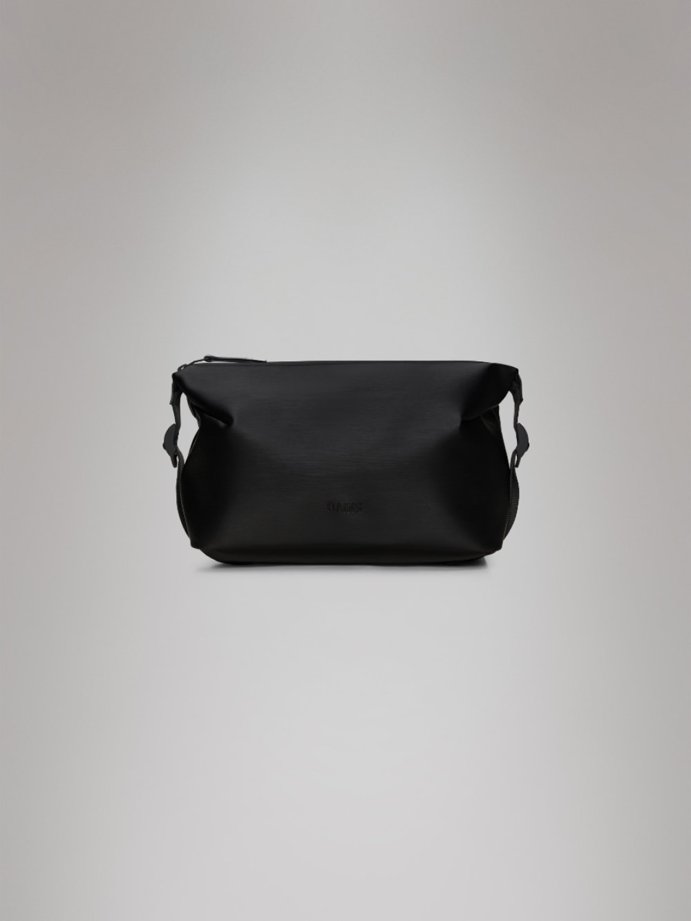 Rains - Hilo Wash Bag - Black Grain