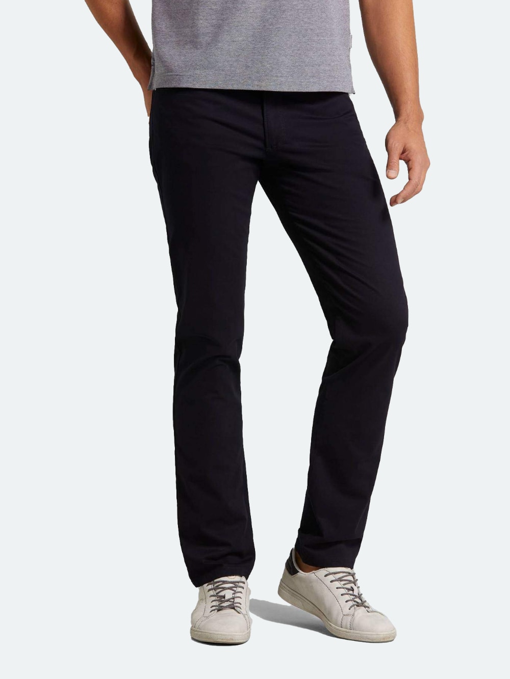 Bugatti - Constant Colour Five-Pocket Pants - Dark Blue