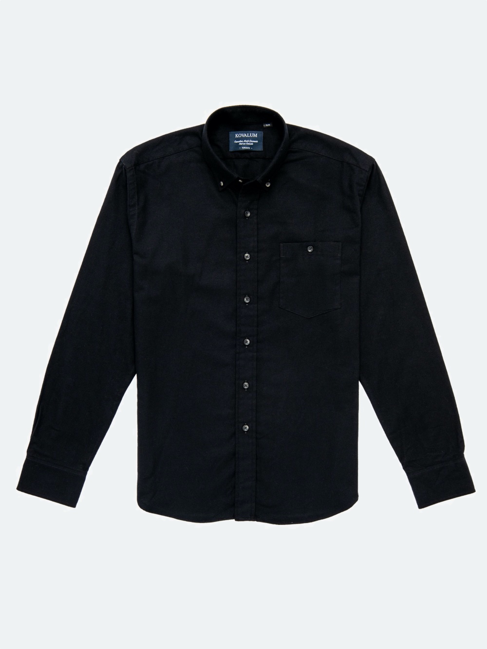 Kovalum - Chance - Black Brushed Cotton Twill