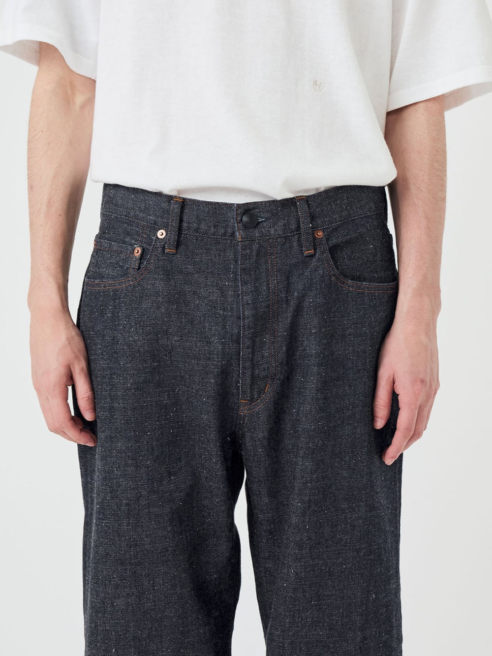 Selvage Denim Straight Pants - Indigo