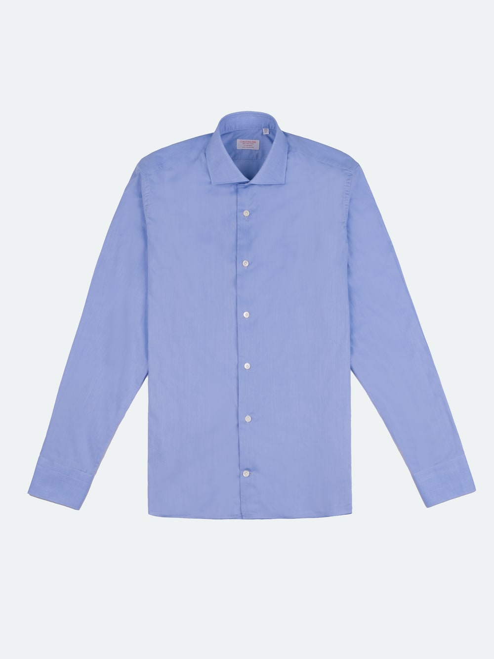 Classic Cotton Slim Fit Shirt in Blue